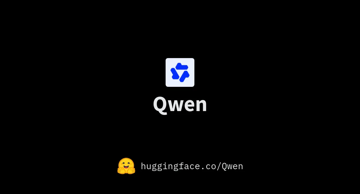 Qwen organization social card on Hugging Face, the platform where the family holds the top download counts in open AI.
