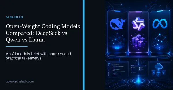 Open-Weight Coding Models Compared: DeepSeek vs Qwen vs Llama
