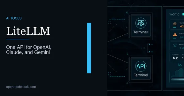 Editorial cover showing one gateway route splitting into three model providers: OpenAI, Claude, and Gemini.