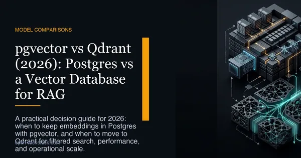 Editorial cover comparing Postgres-based vector search and a dedicated vector database engine.