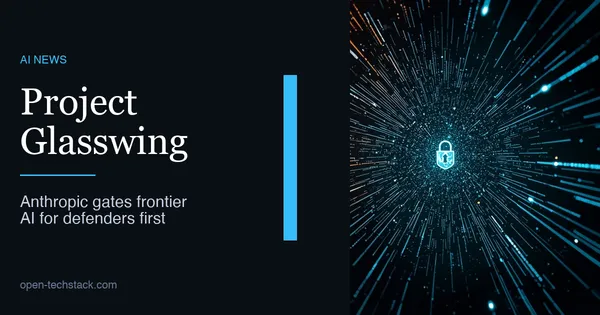Editorial illustration of a dark software supply chain corridor with defensive scanning lanes and vulnerability signals converging on critical infrastructure.