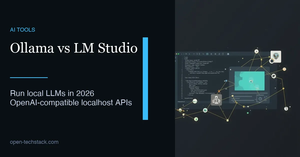 Editorial cover showing a terminal-first local runtime versus a desktop studio app, connected by a localhost API bridge.