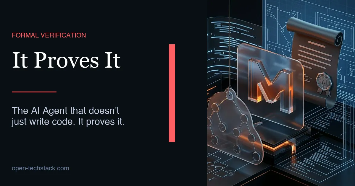Mistral Leanstral formal verification concept with code and proof diagrams