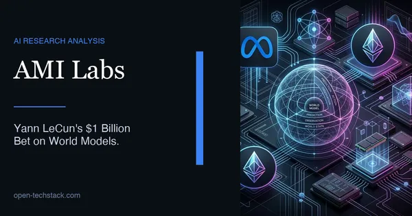 Conceptual visualization of a World Model vs LLM architecture