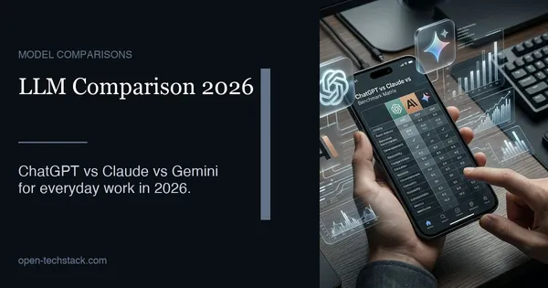 Glowing neon abstract comparison showing interconnected digital shapes representing ChatGPT, Claude, and Gemini intersecting.