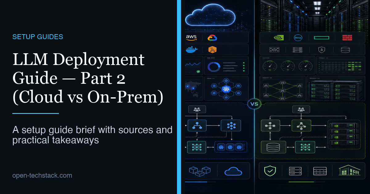 LLM Deployment Guide — Part 2 (Cloud vs On-Prem)