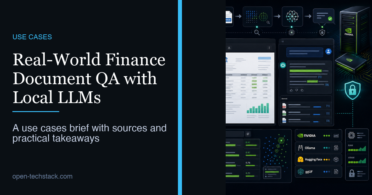 Real-World Finance Document QA with Local LLMs