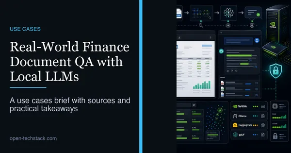 Real-World Finance Document QA with Local LLMs