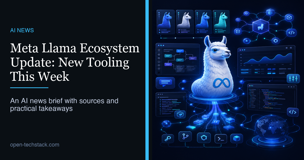 Meta Llama Ecosystem Update: New Tooling This Week