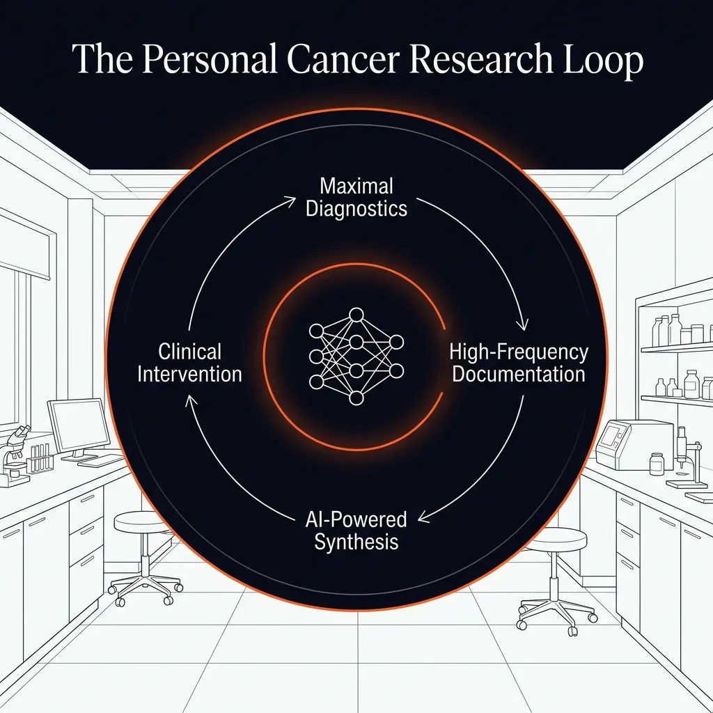 The Personal Cancer Research Loop Diagram
